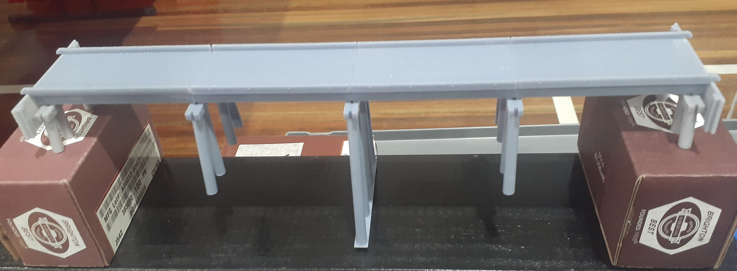 F263 20' Opening Timber Bridge Kit 6' high
